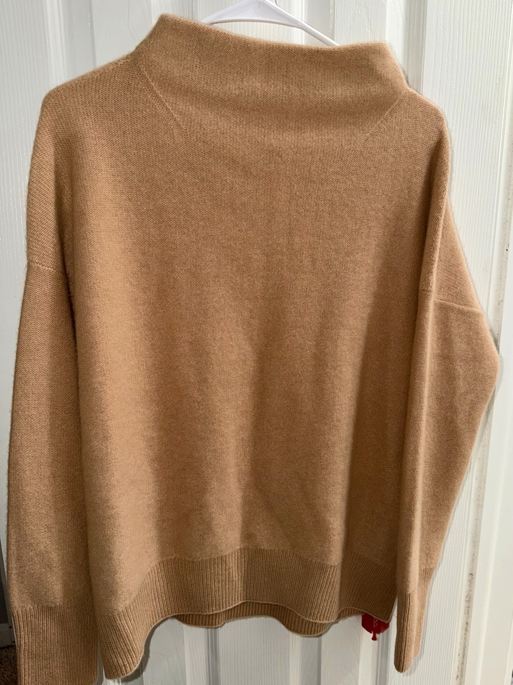 Vince Women's Turtleneck Sweater in Camel Brown